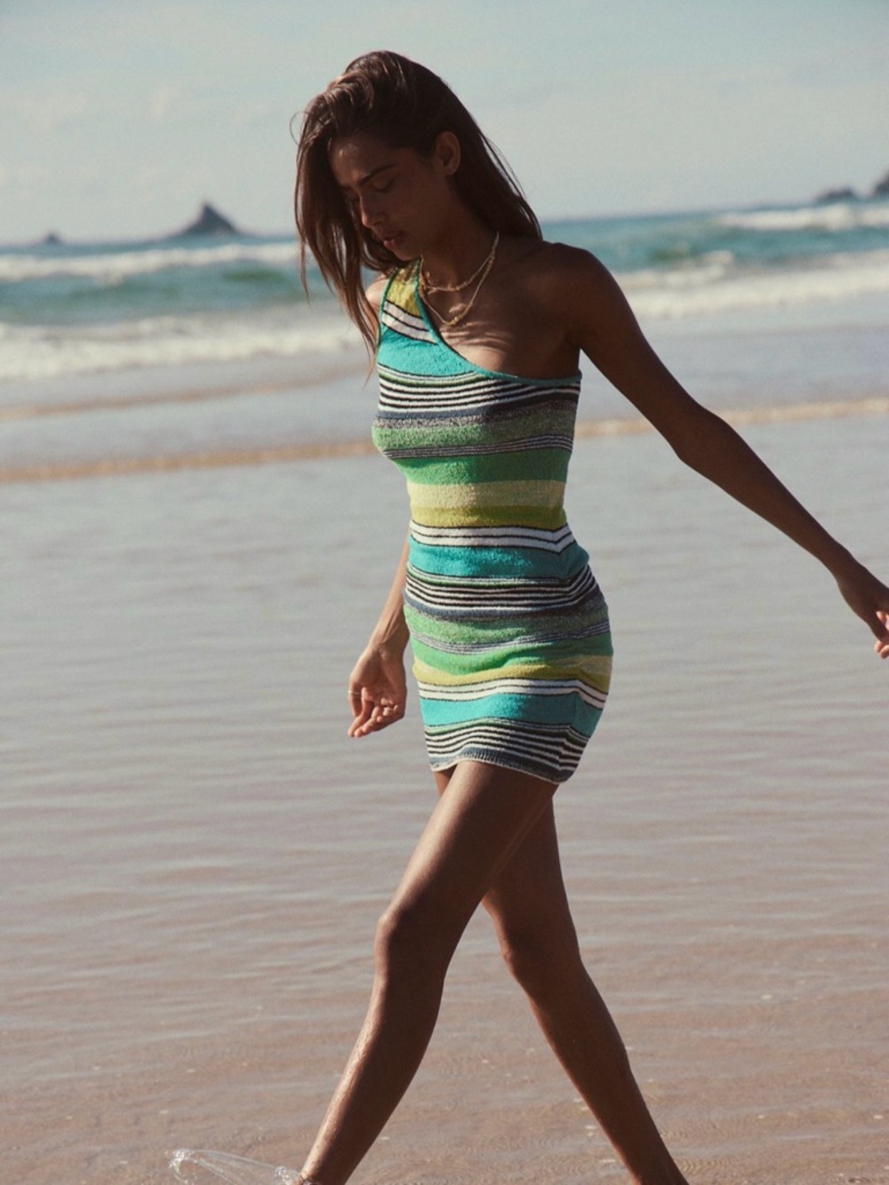 Free People Sun Rays Sweater Mini Dress